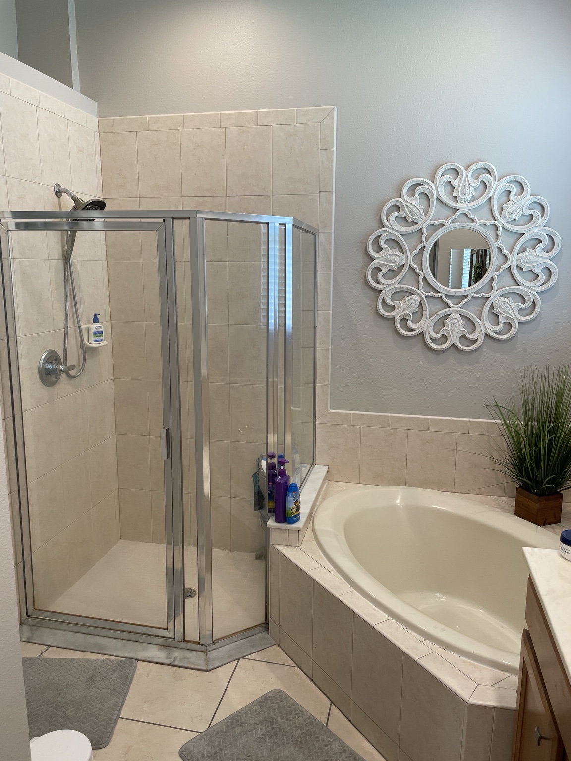 Bathroom before complete remodel